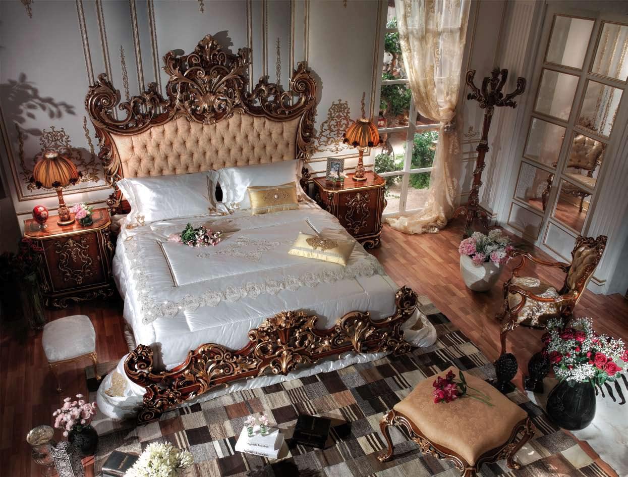 » King Bed Room Royal Suite Gold Italy FinishTop and Best